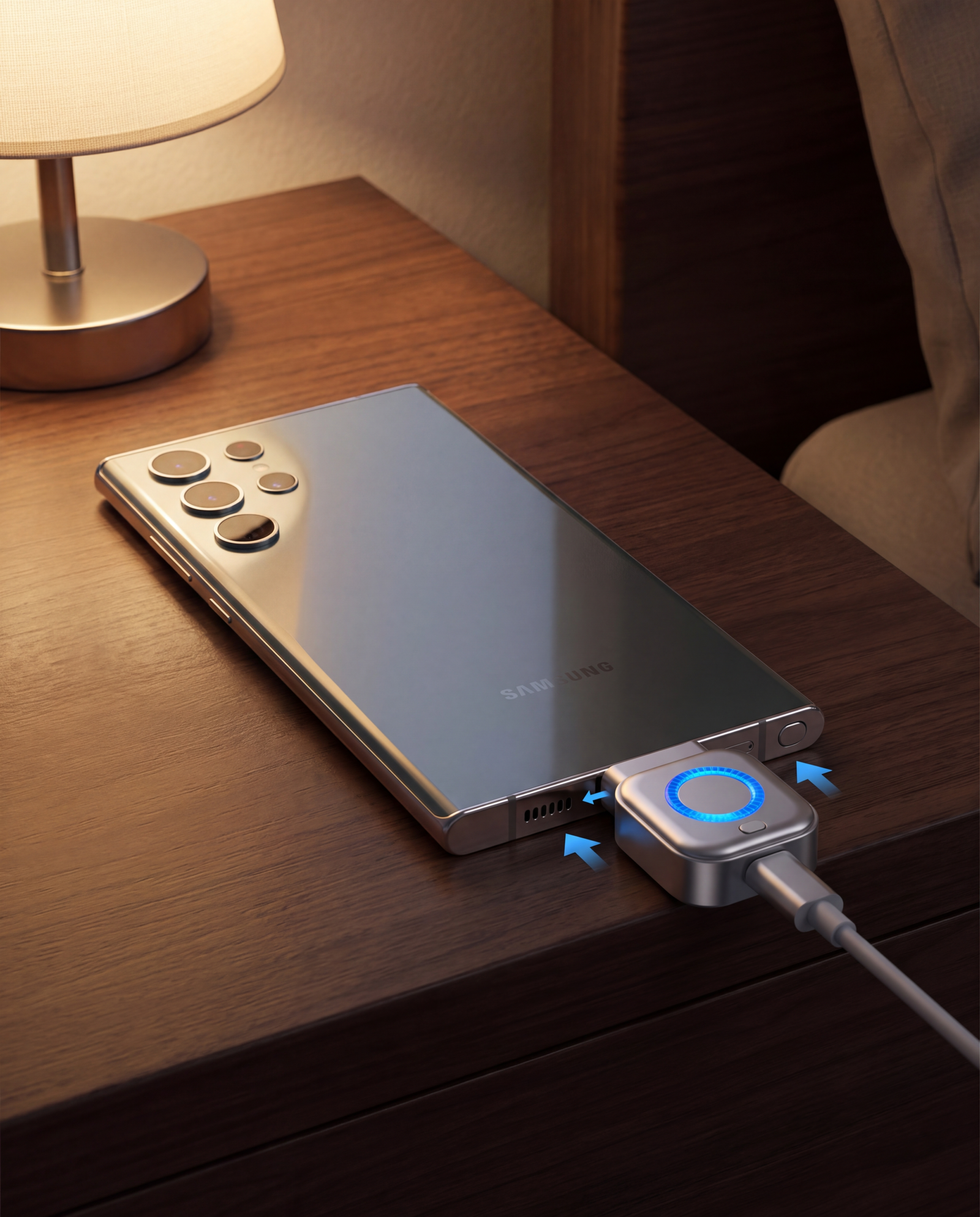 شرح طريقة عمل Voltix™ مع هاتف Android ومنفذ USB-C